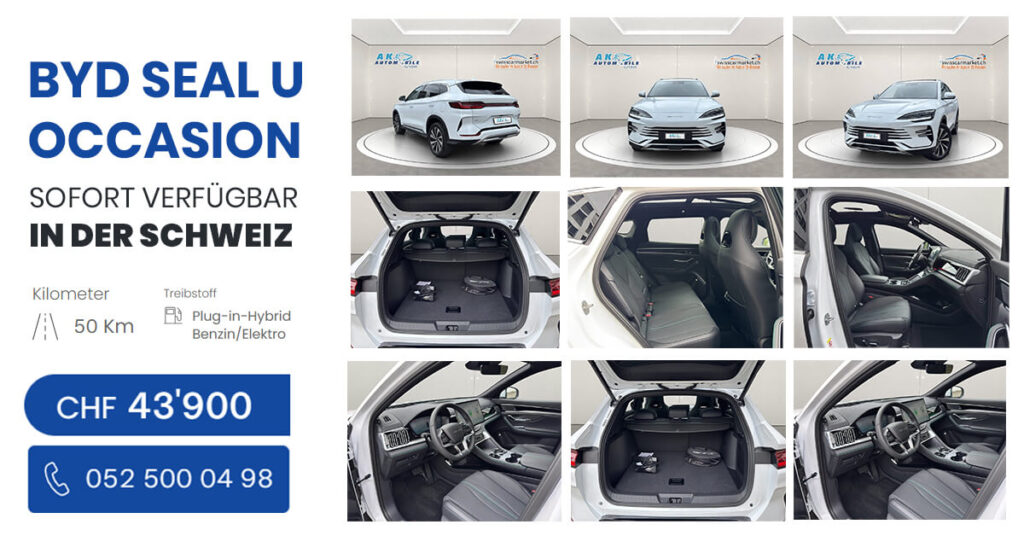 BYD Seal U Occasion in Switzerland 2025