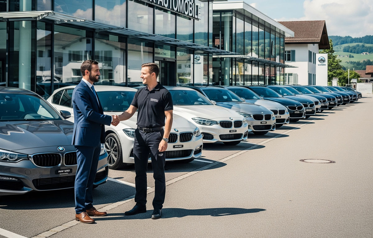 Ankauf Auto in Switzerland mit professionellem Händler