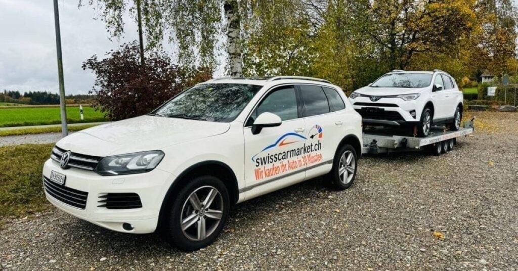 Abholung des verkauften Gebrauchtwagens bei SwissCarMarket in der schweiz