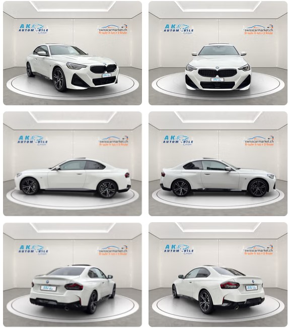 BMW 230i M Sport Pro – Die besten Gebrauchtwagen in der Schweiz 2026, elegant und leistungsstark