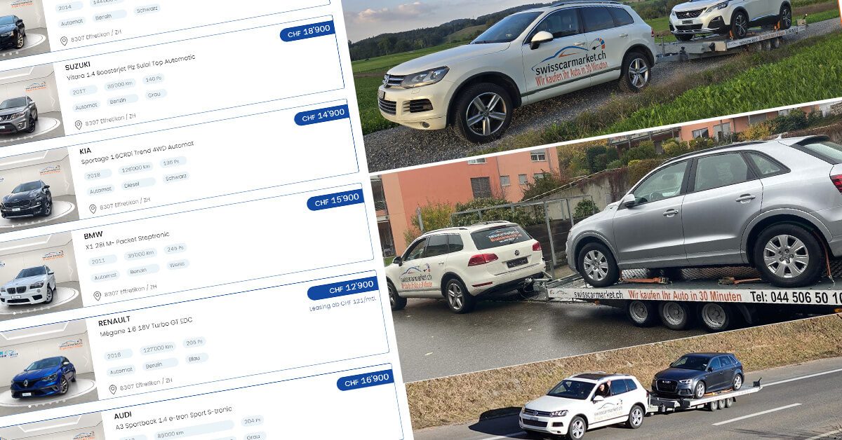 Fahrzeug online ansehen – Auto kaufen sicher und digital auf SwissCarMarket